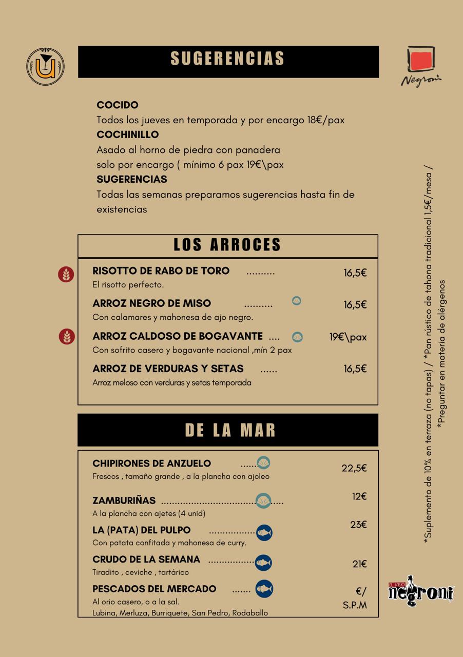 Carta Negroni Diciembre 2