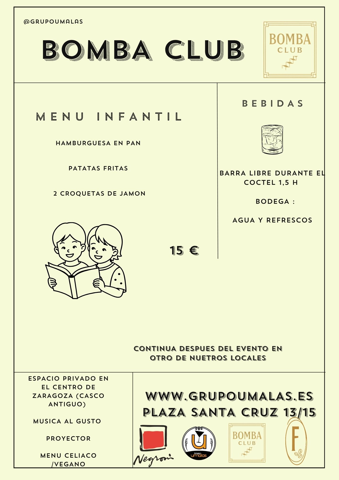 Menú Tipo Coctel 5 | El Viejo Negroni