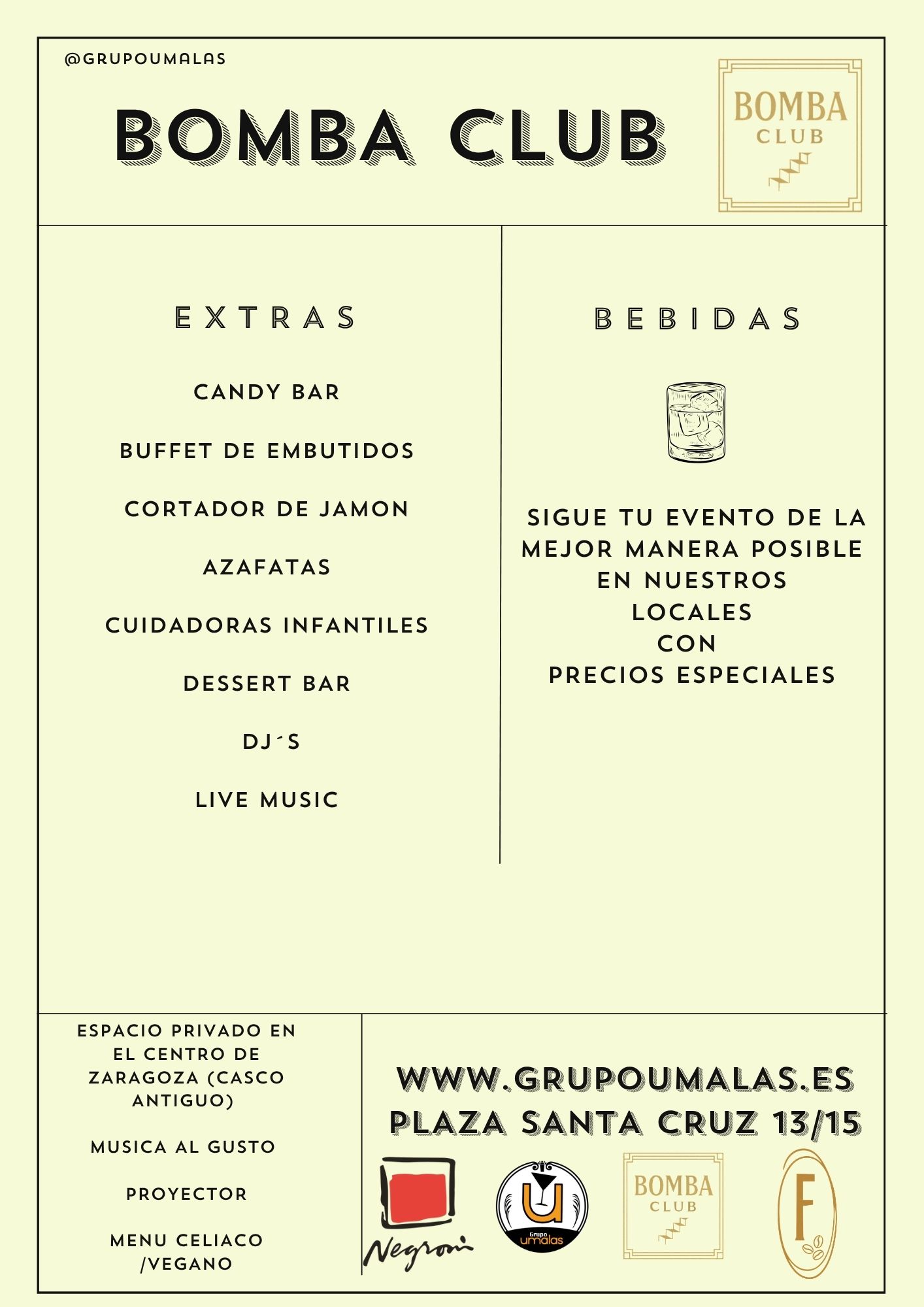 Menú Tipo Coctel 5 | El Viejo Negroni